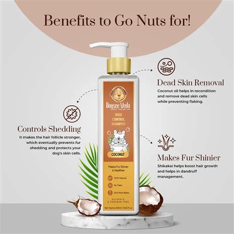 Dogsee Veda Coconut | Shed Control Dog Shampoo Online | Dogsee