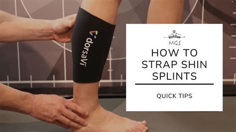 How to Strap Shin Splints: Quick Tips | MGS Physiotherapy