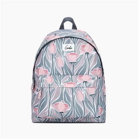 Buy Genie Tulip 18L Grey Casual Backpack Online