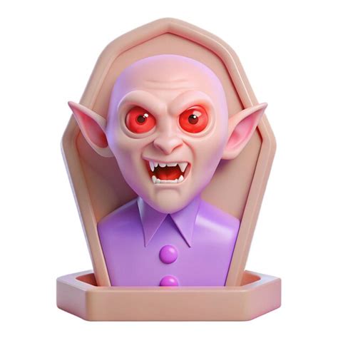 A purple creature with a purple suit and a purple shirt on the front ...
