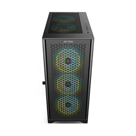Ant Esports ICE-4000 RGB (ATX) Cabinet (Black) – Novelty Computech