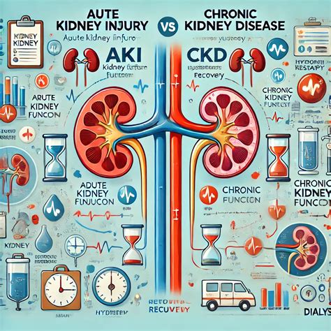 급성신손상과 만성콩팥병 비교: 원인, 증상, 진단, 치료까지 완벽 비교 - 콩팥건강정보센터