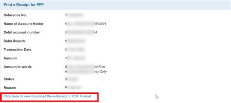 How to download PPF e-receipt in SBI (2023)