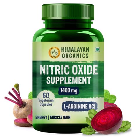 Vlado’s Himalayan Organics Nitric Oxide 1400mg With L-Arginine HCI ...
