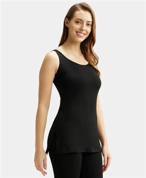 Buy Soft Touch Microfiber Elastane Thermal Tank Top with StayWarm ...