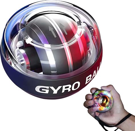 WENGONVILA Wrist Trainer Ball, Wrist Strengthener Gyro, Self-Starting ...
