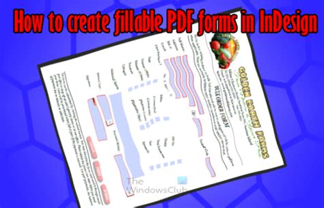 Image result for InDesign PDF Forms