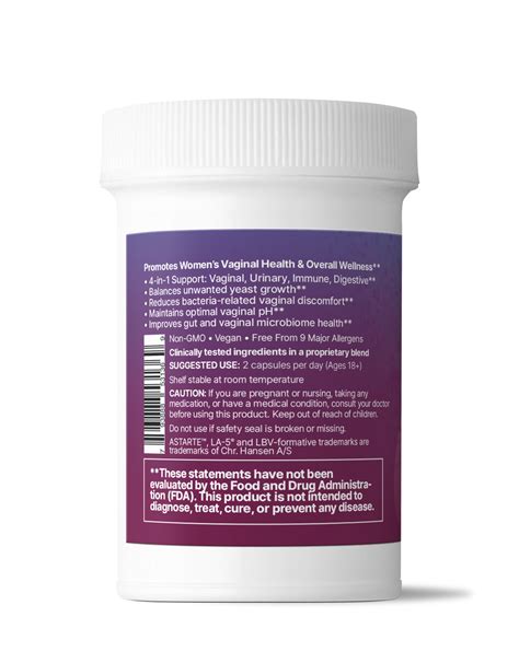 Microbiome Labs Vaginal Balance Probiotic 60 Capsules – Hebron Nutrition