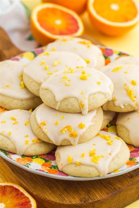 Best Soft Orange Cookies with Icing - Fun Cookie Recipes