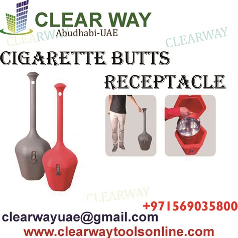CIGARETTE BUTTS RECEPTACLE DEALER IN MUSSAFAH , ABUDHABI , UAE