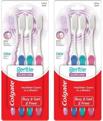 Colgate Slim Soft Sensitive Combo Packs Extra Soft Toothbrush - Buy ...