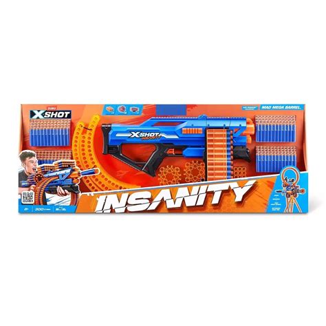 ZURU X-Shot X-Shot Insanity Mega Barrel Blaster - High-Powered India | Ubuy