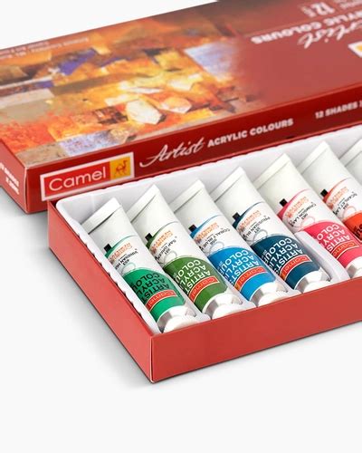 Camel Artist Acrylic Colour 20ml Tubes (12 Shades)