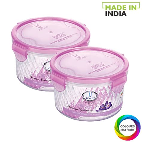 Buy JOYO Diamond Lock Container - Assorted Colour, Plastic, Printed ...