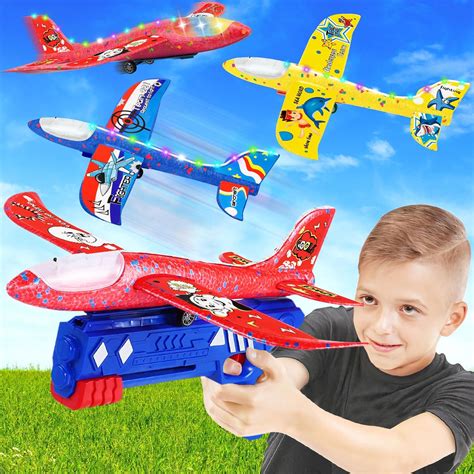 NCKIHRKK Aereo Polistirolo per Bambini, 3 Pezzi Aereo Giocattolo con ...