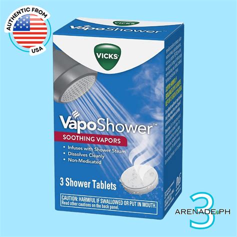 Vicks VapoShower (3 Shower Tablets) | Shopee Philippines