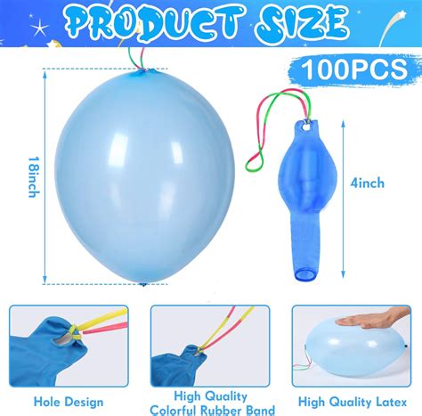 Meooeck 100 Pcs Neon Punch Balloons 18 Inch Punching India | Ubuy