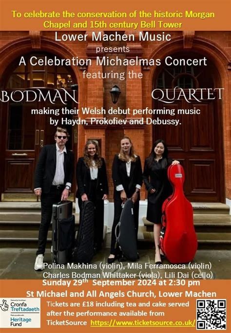 Michaelmas Concert: The Bodman String Quartet, St. Michael & All Angels ...