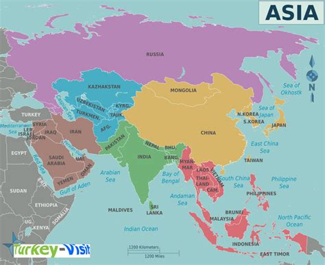 Image result for Asia Countries Map
