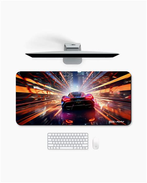 City Lights Racing Gaming Desk Mat – Myxtur