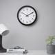 TJALLA wall clock, black, 28 cm (11") - IKEA