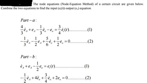 Image result for Node Equation