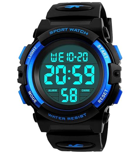 Buy KIDPER Boys and Girl's Digital Waterproof LED Wrist Watch with ...