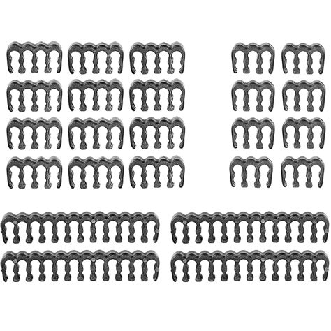 upHere Cable Comb 24 Pieces Set = 24-pin x 4, 8-pin x 12, 6-pin x 8 for ...