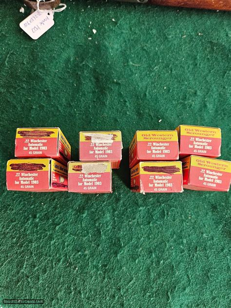 Old Western Scrounger 22 Winchester Automatic 1903