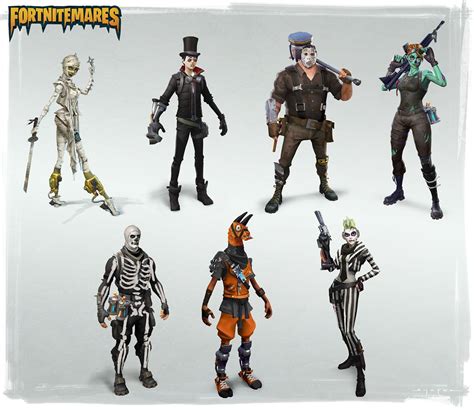 Halloween Skins from Fortnite | Fortnite, Concept art, Character design