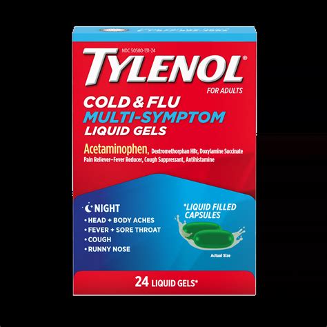 TYLENOL® Cold Extra Strength Severe Cough + Sore Throat Day Caplets