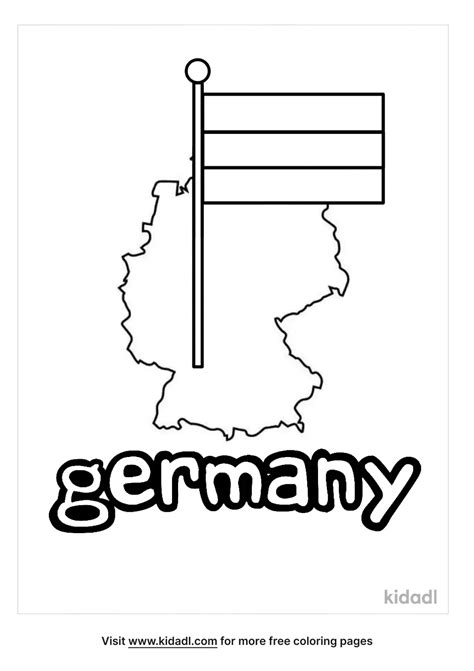 Germany Flag Coloring Page at Alexandra Duigan blog