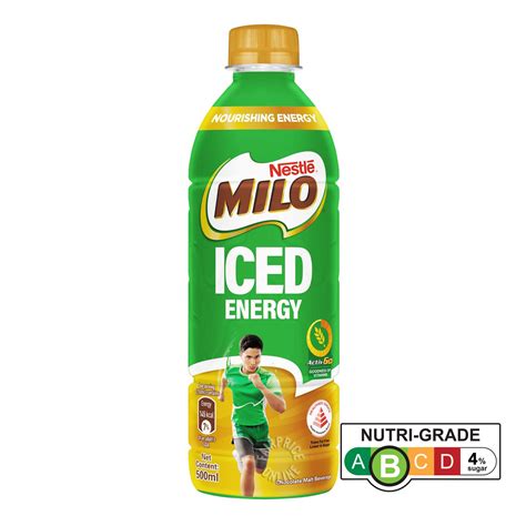 Milo Chocolate Malt Milk Bottle Drink - Iced Energy | NTUC FairPrice