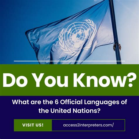 Do you know each of the United Nations' six official languages ...