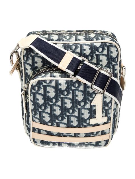Christian Dior Diorissimo Trotter Crossbody Bag - Blue Crossbody Bags ...