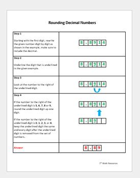 Image result for Rounding Decimal Numbers