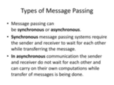 Image result for Message Passing in C++ Example