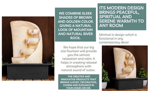 CHRONIKLE Polyresin Table Top Cream Color Indoor 3 Designer Steps ...