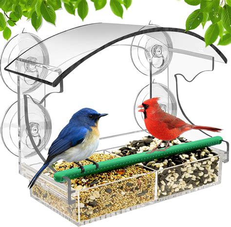 Amazon.com : Fabulas Window Bird Feeder, Strong Suction Cups Window ...
