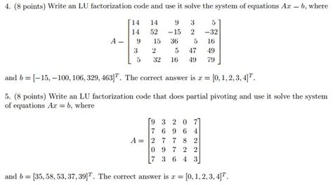 Rezultat imagine pentru LU Decomposition Matlab Code