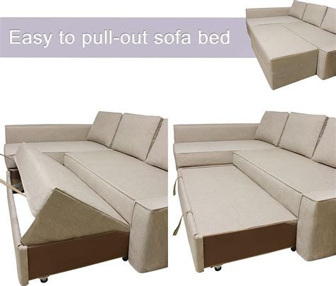 Buy CRIUSJA Couch Covers for IKEA Friheten Sofa Bed Sleeper, Couch ...