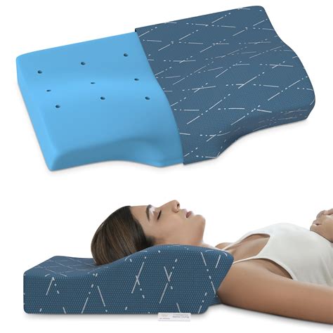 MY ARMOR Cool Gel Cervical Pillow for Neck Pain and Shoulder Pain ...