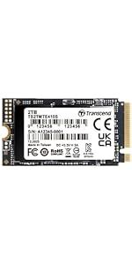 Amazon.in: Buy Transcend 1TB M.2 2230 NVMe PCIe Gen3 x4 Internal SSD ...