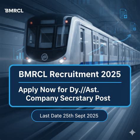 BMRCL Recruitment 2025 – Apply for Dy. / Assistant Company Secretary ...