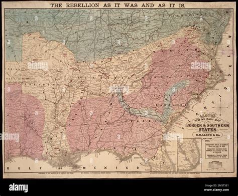Border States Civil War Map Of Us
