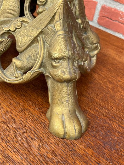 Antique Gothic Revival Bronze 13 Candle Table or Floor Candelabra with ...