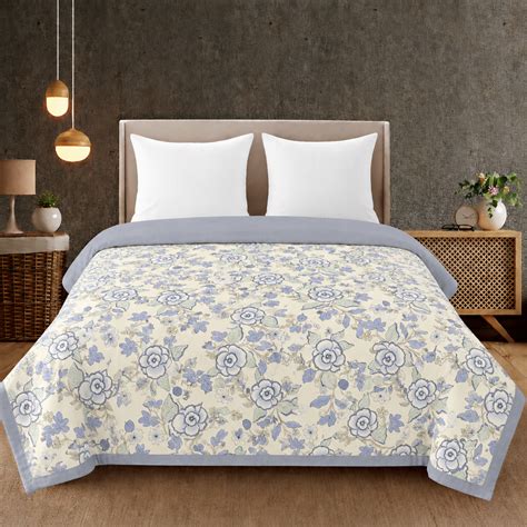 Bluebell Charm 180 GSM AC Room Reversible Double Bed Comforter – Srijee ...