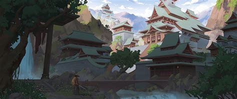 Download wallpaper 2560x1080 people, silhouette, buildings, art dual ...