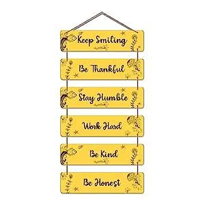 Proxoto Life Inspirational Quote Wooden Wall Hanging Best for Home ...