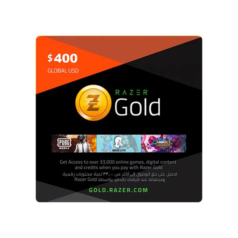 Buy Razer Gold Pins - 400 USD Gift Card at Best Prices in Qatar ...